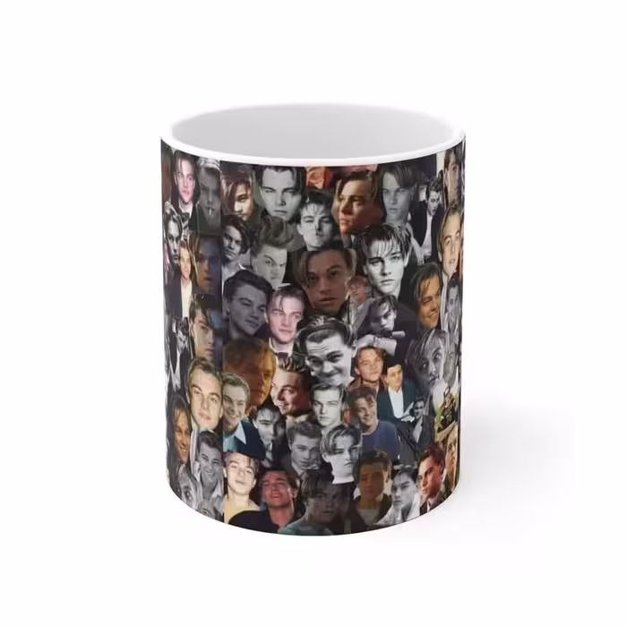 ماگ طرح بازیگر هالیوود لئوناردو دیکاپریو Leonardo Dicaprio مدل NM1451