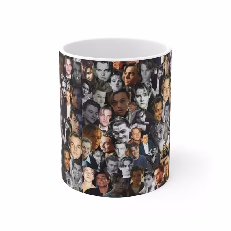ماگ طرح بازیگر هالیوود لئوناردو دیکاپریو Leonardo Dicaprio مدل NM1451