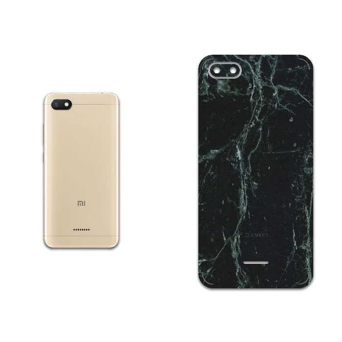 برچسب پوششی ماهوت مدل Graphite-Green-Marble مناسب برای گوشی موبایل شیائومی Redmi 6A