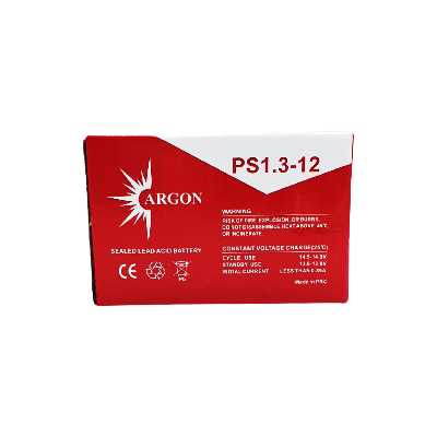 باتری یو پی اس 12 ولت 1.3 آمپر ساعت آرگون مدل PS1.3-12