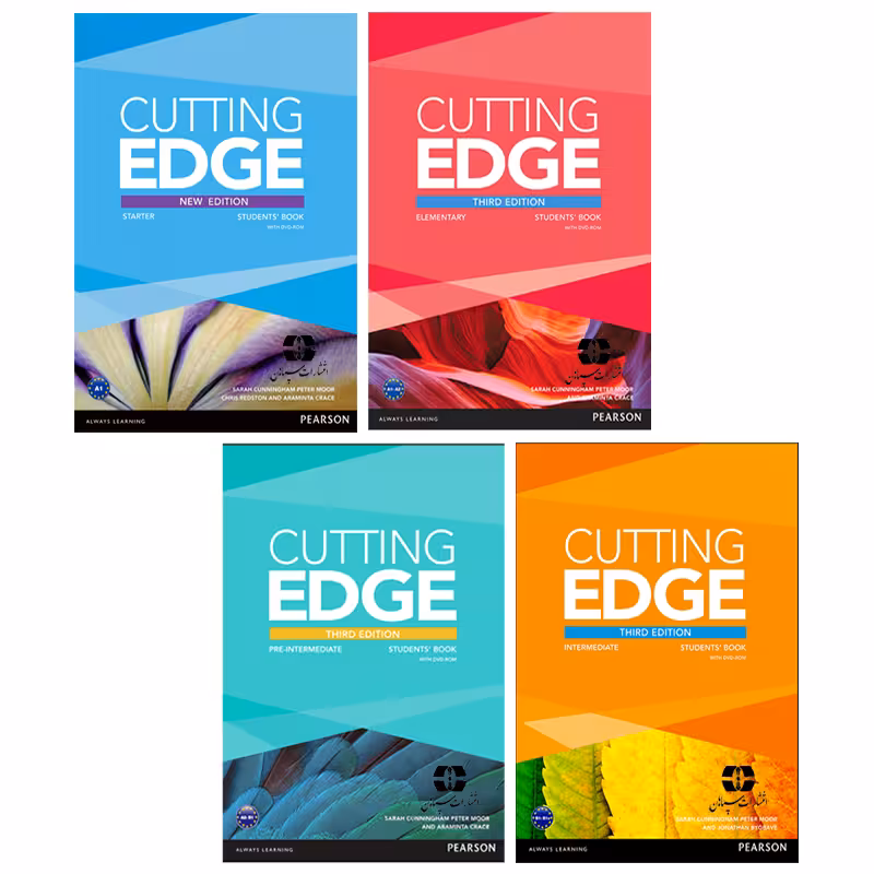 کتاب Cutting Edge Third Edition اثر جمعی از نویسندگان انتشارات سپاهان چهار جلدی