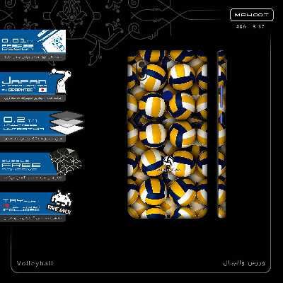 برچسب پوششی ماهوت مدل Volleyball-FullSkin مناسب برای گوشی موبایل شیائومی Redmi 7