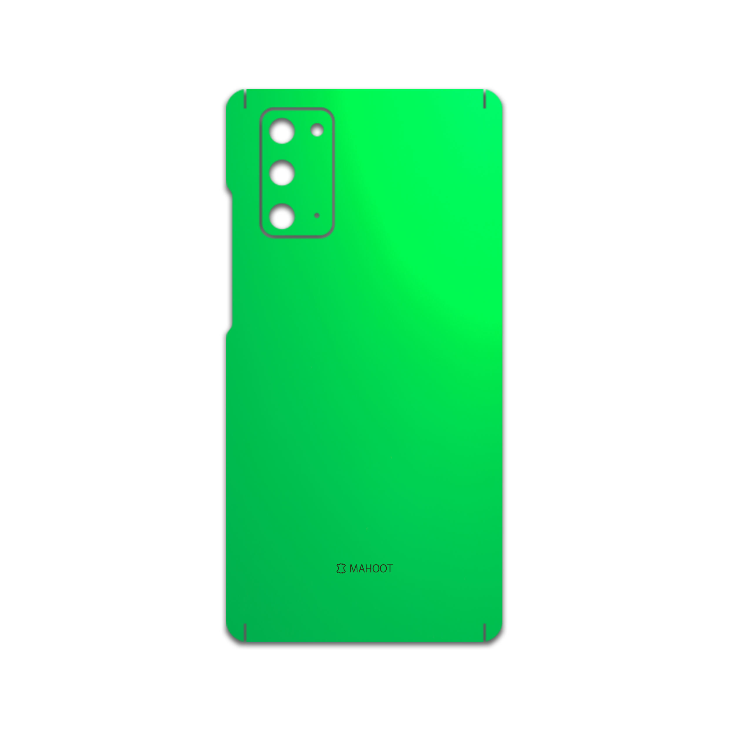 برچسب پوششی ماهوت مدل Matte-Green مناسب برای گوشی موبایل سامسونگ Galaxy Note20
