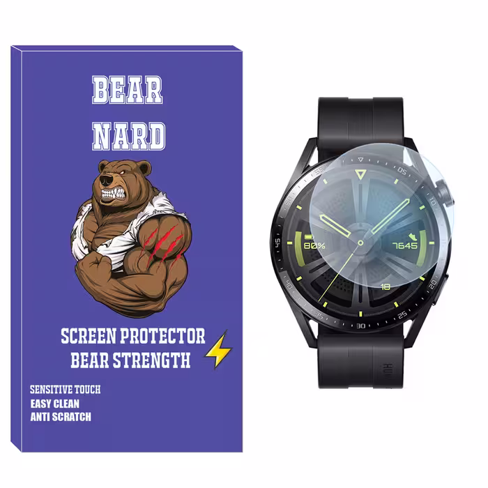 محافظ صفحه نمایش شیشه‌ای برنارد مدل SH-BR مناسب برای ساعت هوشمند هوآوی Watch GT3 46mm