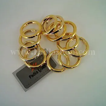 حلقه 2 سانت لاکی طلایی