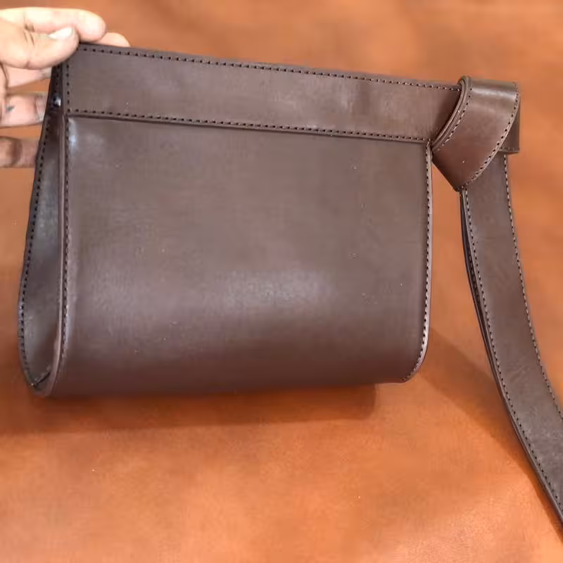 کیف چرم دستی زنانه  دست دوز