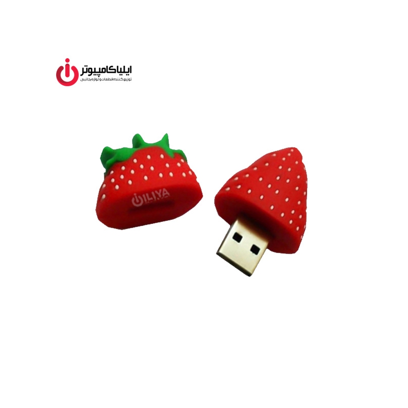 فلش مموری عروسکی کینگ فست مدل ST-11 طرح strawberry ظرفیت 32 گیگابایت