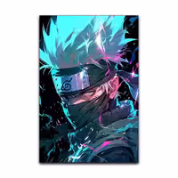 تابلو شاسی گوفی مدل کاکاشی انیمه ناروتو طرح Naruto Kakashi کد RGB52 | دنیای قاب