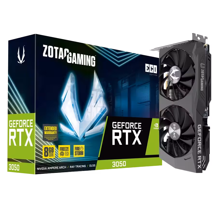 کارت گرافیک زوتک RTX 3050 Eco 8GB | فروشگاه گیمینگ تکاف