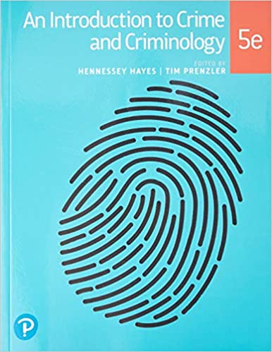 خرید و دانلود نسخه کامل کتاب An Introduction to Crime and Criminology 9781488615795 (5th ٍEdition) - PDF