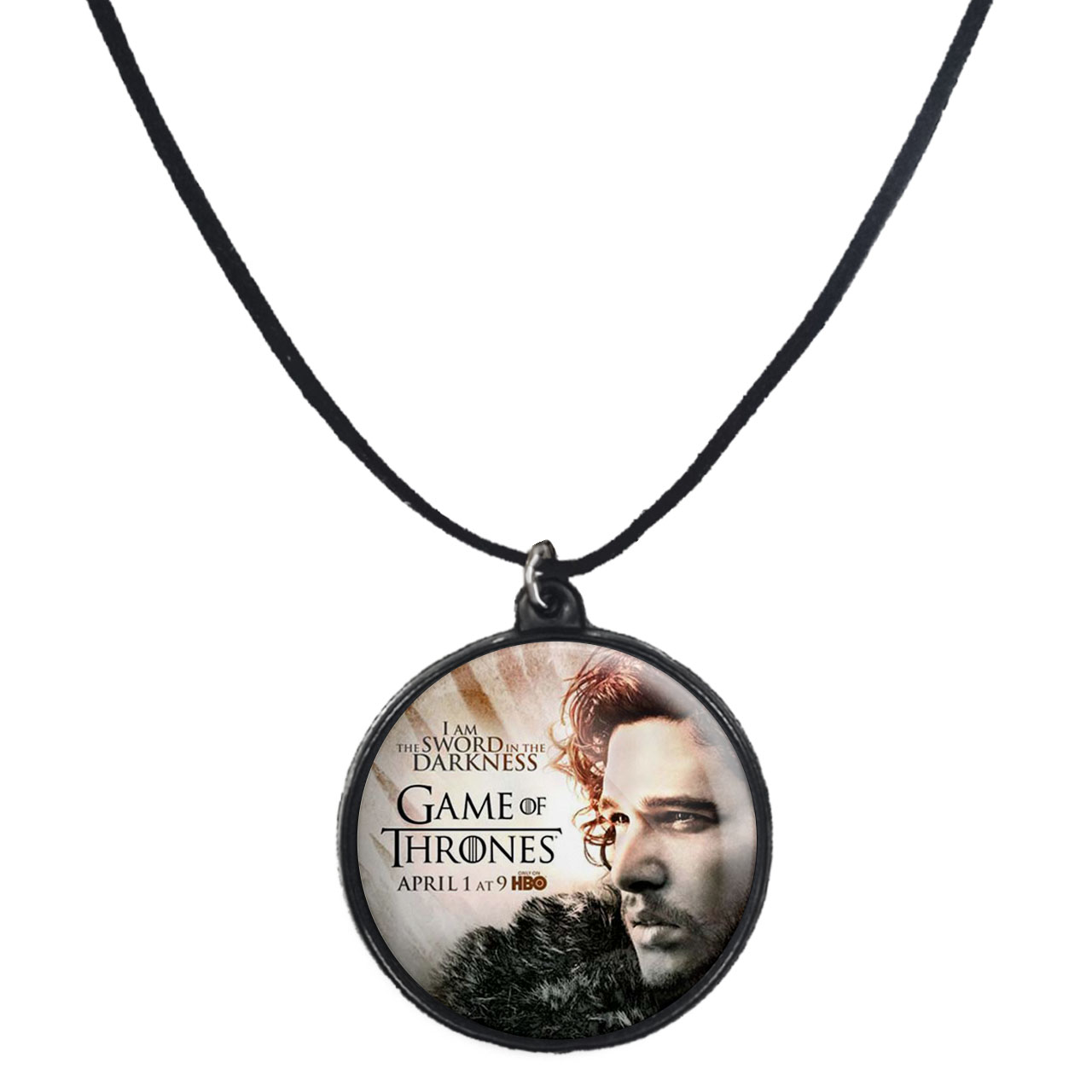 گردنبند پرمانه طرح بازی تاج و تخت کد pmb.2364 مدل دو طرفه