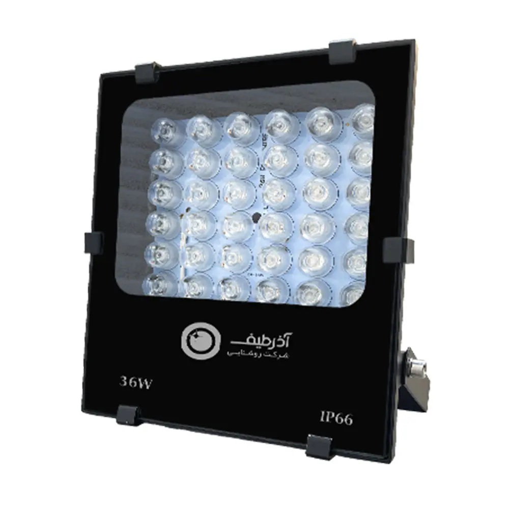 پروژکتور 36 وات 24 ولت لنزدار آذر طیف کد FP36W-24V