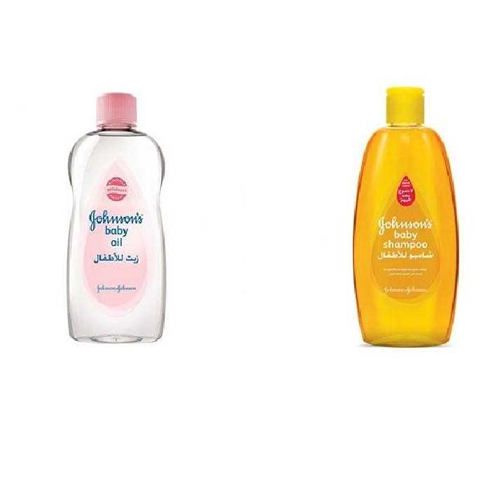 شامپو کودک جانسون مدل 001 حجم 200 ميلی ليتر به همراه روغن بچه