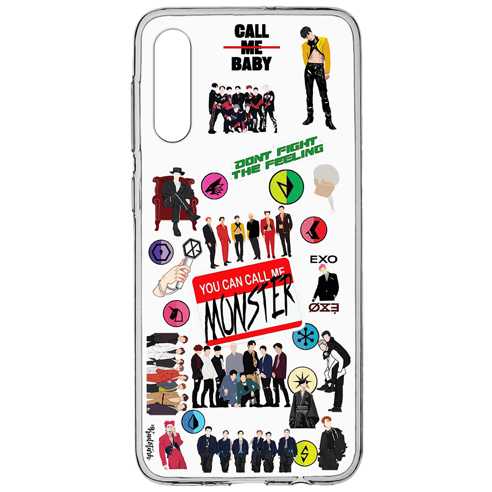 کاور طرح EXO مناسب برای گوشی موبایل سامسونگ Galaxy A50 