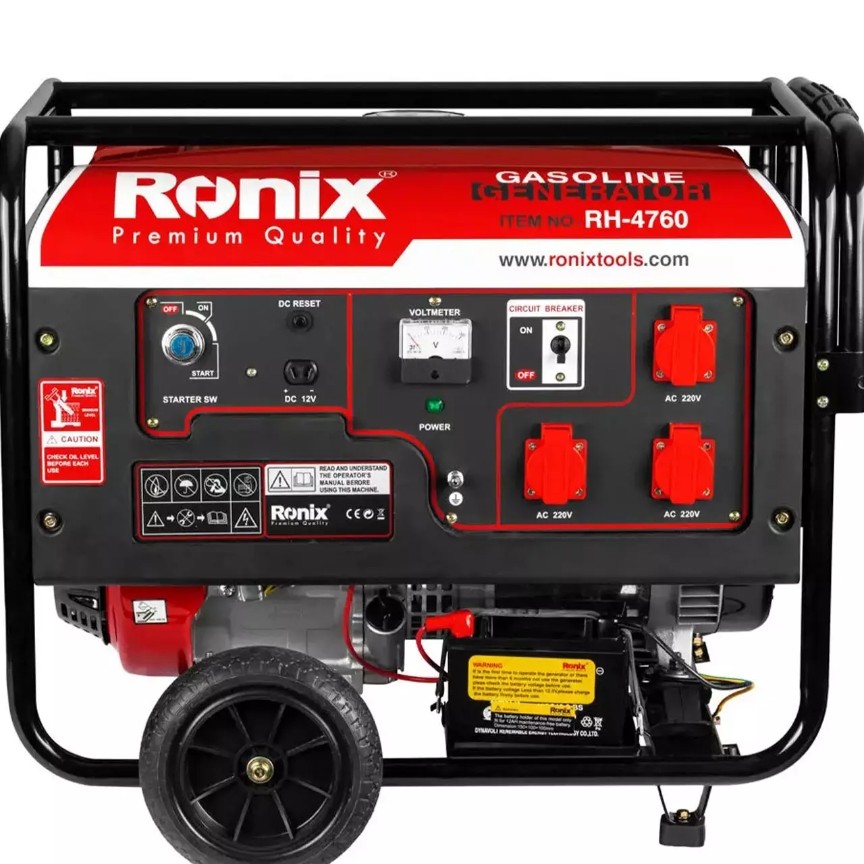 ژنراتور بنزینی RH-4760 رونیکس  با موتو ر4 زمانه 420سی سی