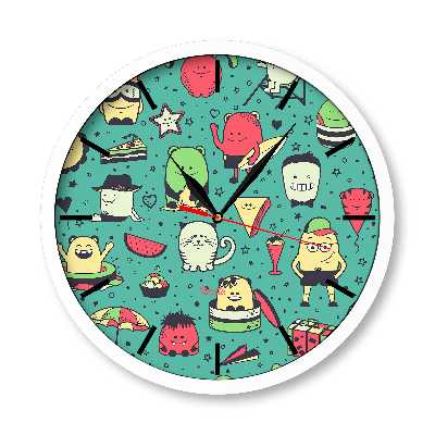 ساعت دیواری راویتا طرح فانتزی مدل 1002