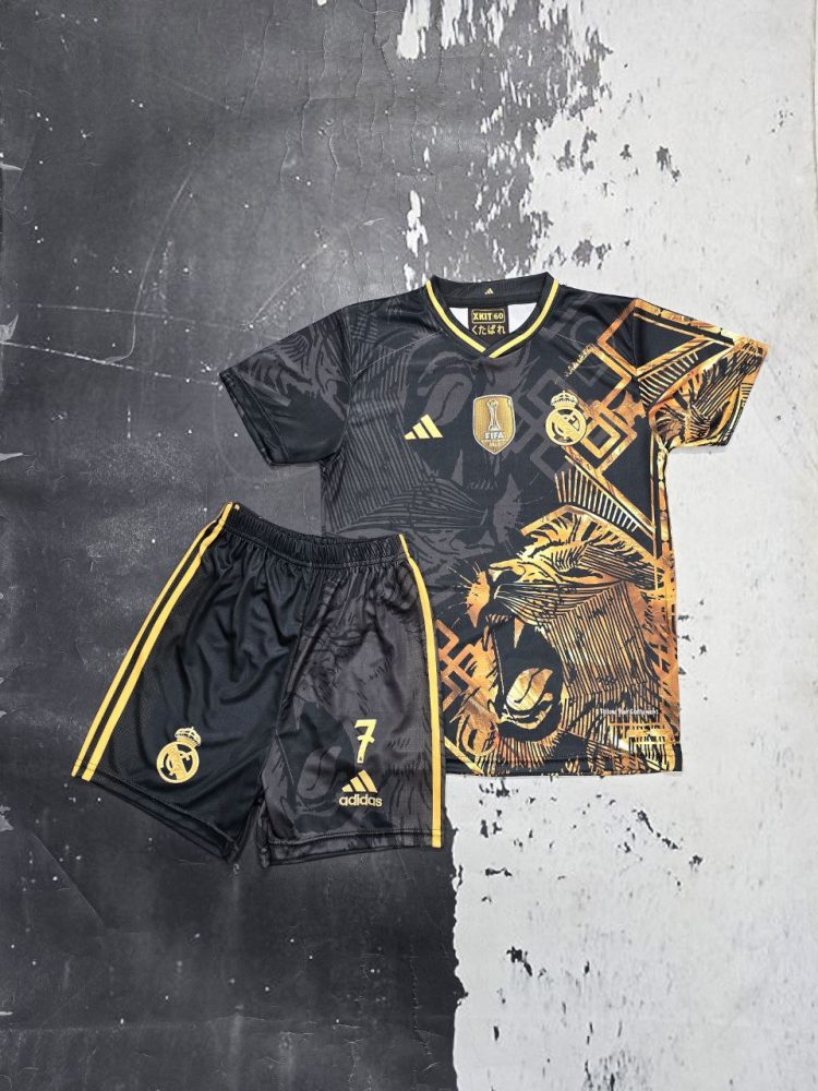 لباس کانسپت بچه گانه شیر رئال مادرید (چاپ وینیسیوس)