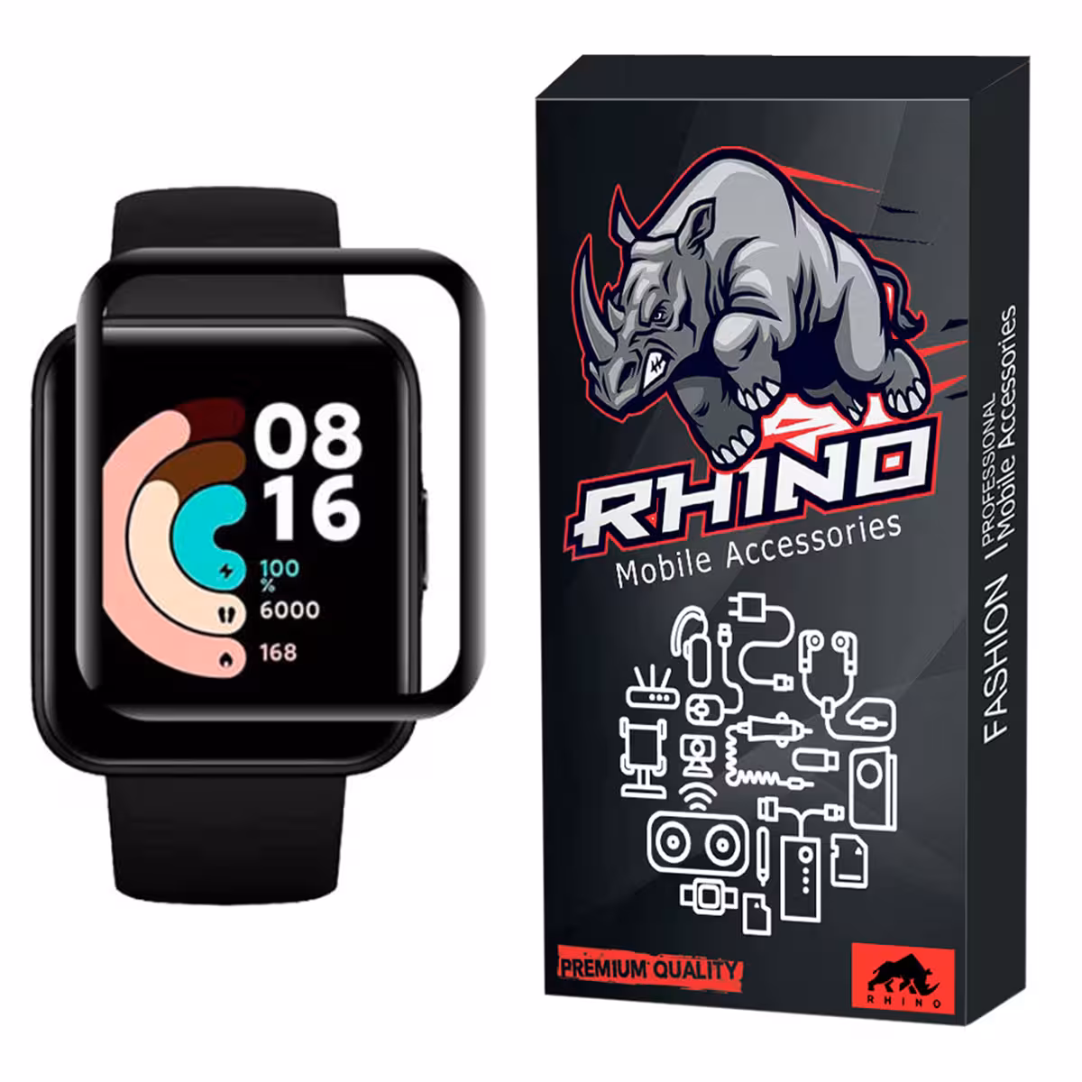محافظ صفحه نمایش راینو مدل PMMA مناسب برای ساعت هوشمند شیائومی Redmi Watch 2 Lite