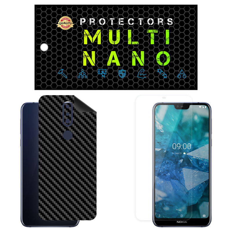 محافظ صفحه نمایش مولتی نانو مدل X-SFC مناسب برای گوشی موبایل نوکیا 7.1 به همراه برچسب پوششی | کالا برتری