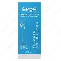کرم ضد آفتاب SPF50 پوست خشک بدون رنگ ژنوبایوتیک 50 میلی لیتر