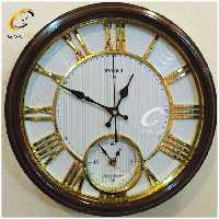 ساعت دیواری اورجینال ولدر PVC قهوه ای| کد رفرنس 102