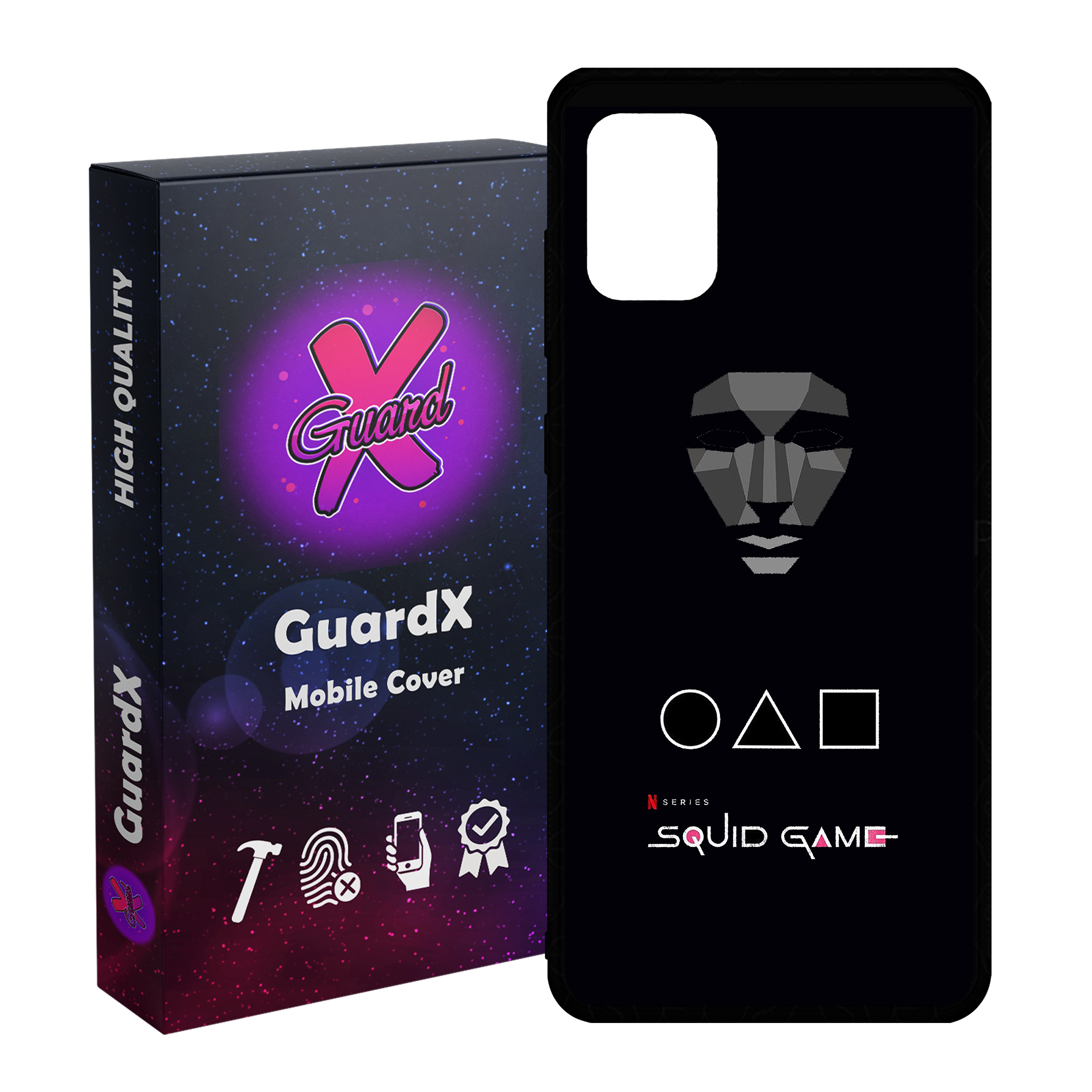 کاور گارد ایکس طرح بازی مرکب مدل Glass10408 مناسب برای گوشی موبایل سامسونگ Galaxy A71