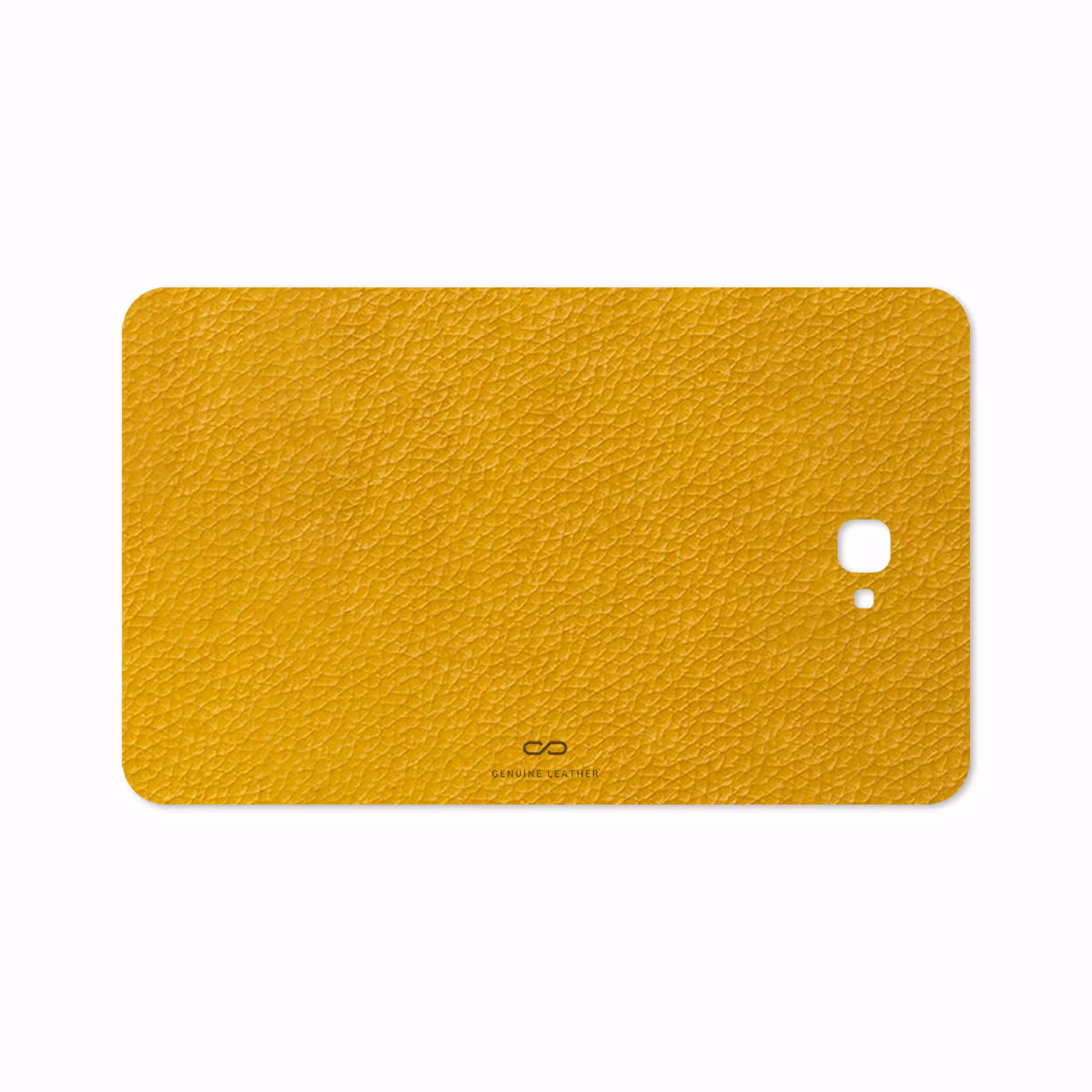 برچسب پوششی ماهوت مدل Mustard-Leather مناسب برای تبلت سامسونگ Galaxy Tab A 10.1 2016 T580