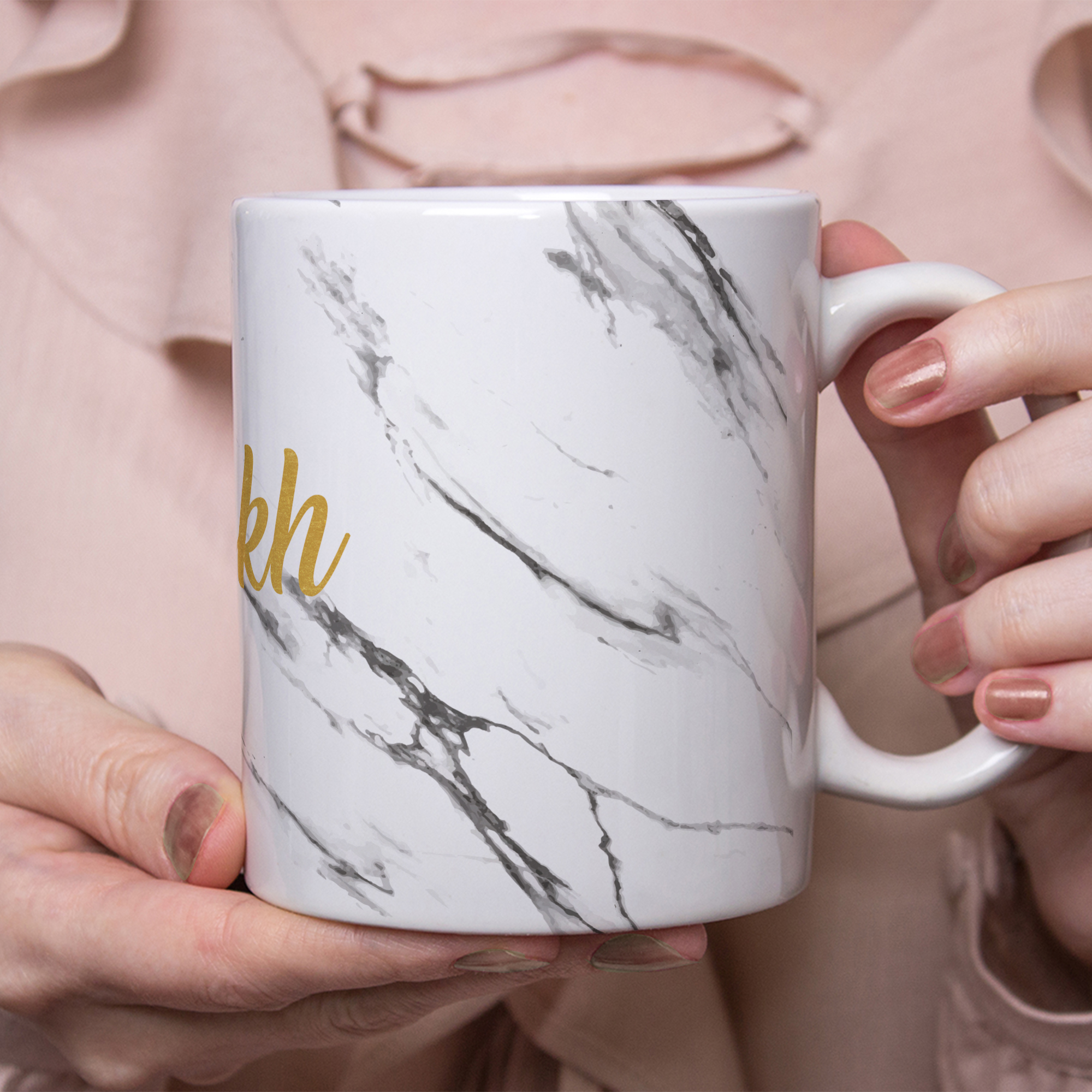 ماگ طرح مرمر مدل گلرخ