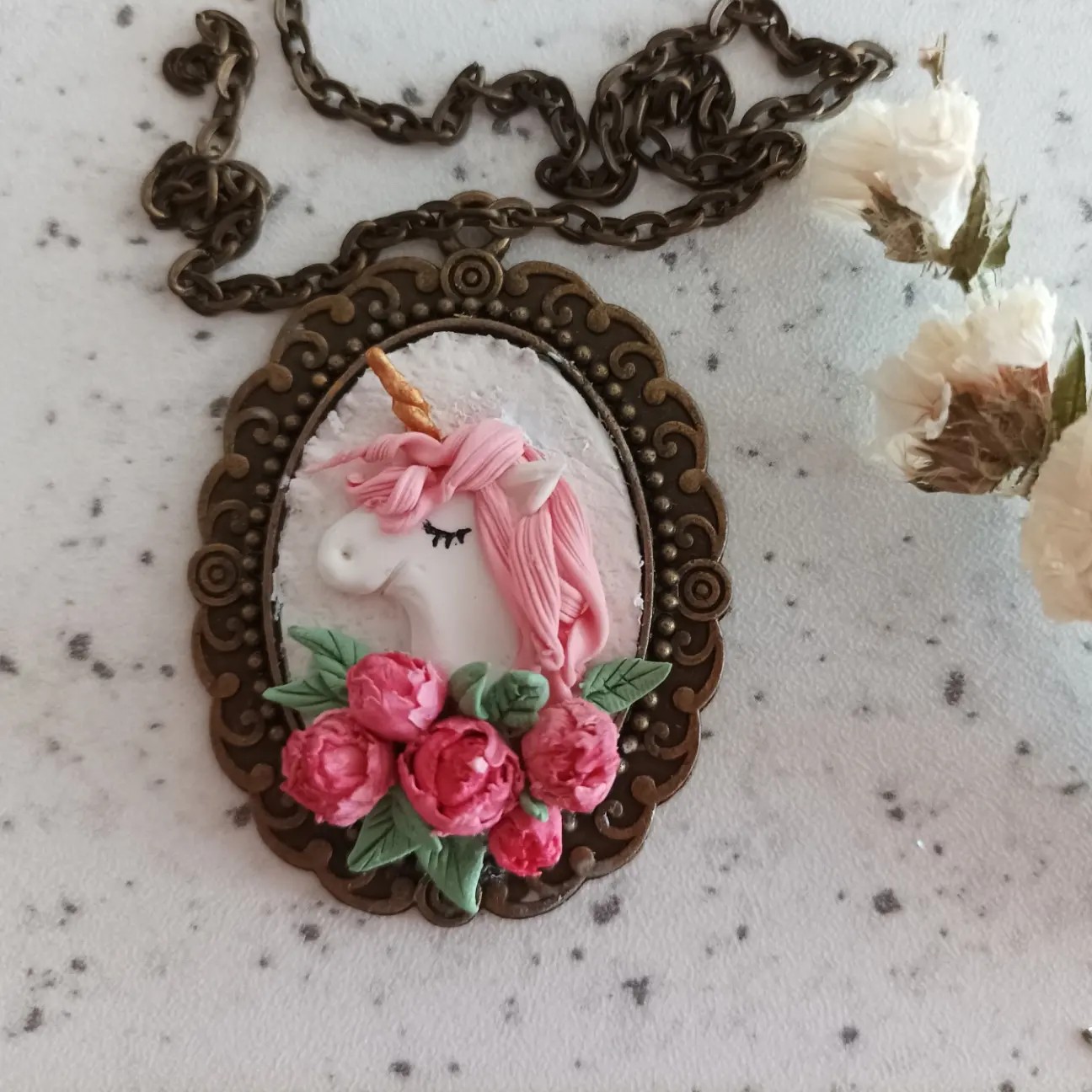 اکسسوری خمیری طرح یونیکورن