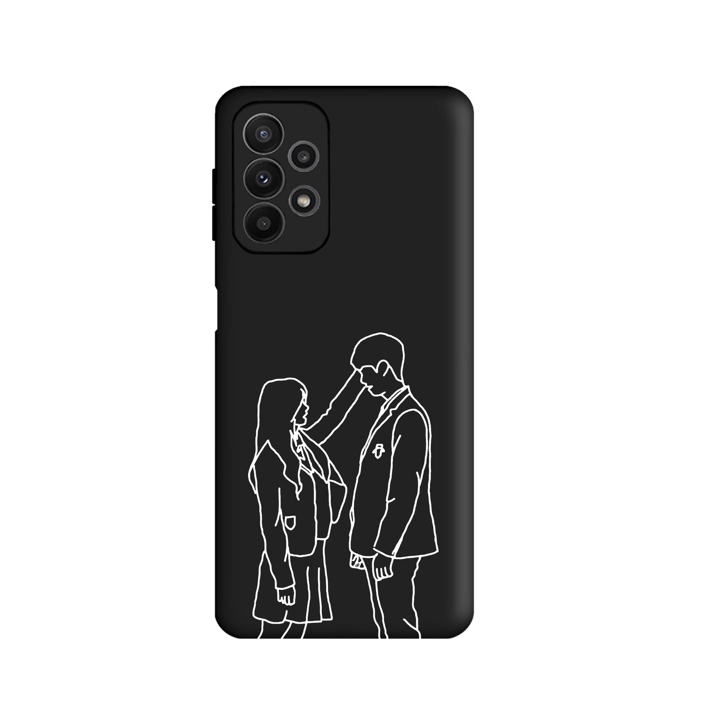 کاور طرح عاشقانه مینیمال کد u5755 مناسب برای گوشی موبایل سامسونگ Galaxy A23