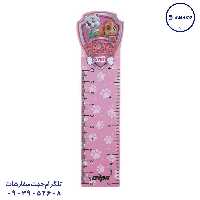 خط کش 15 سانت چوبی کلیپس