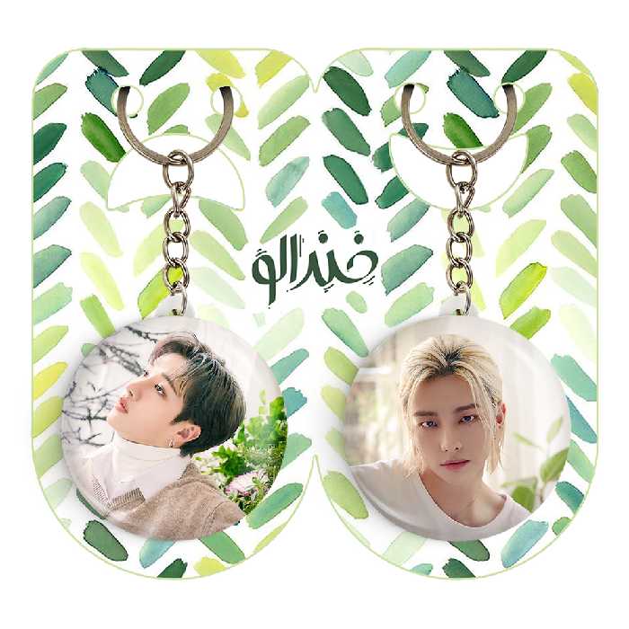 جاکلیدی خندالو مدل هیونجین و بنگ چان گروه استری کیدز Stary Kids کد 1694316942 مجموعه 2 عددی