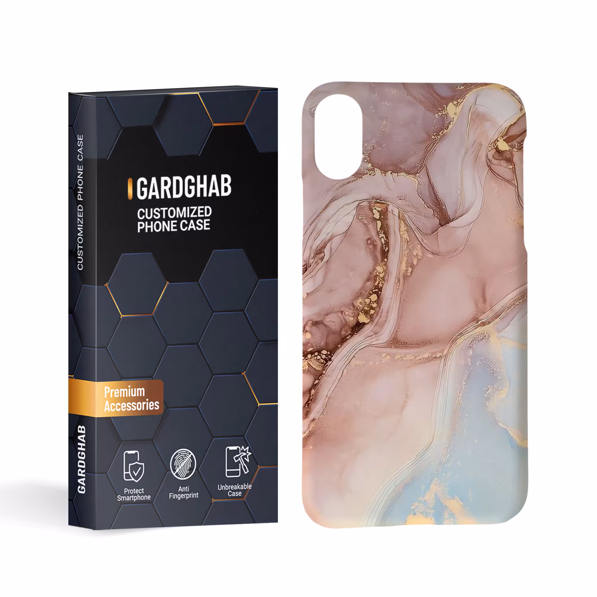 کاور گارد قاب مدل ساده مناسب برای گوشی موبایل اپل iphone x xs