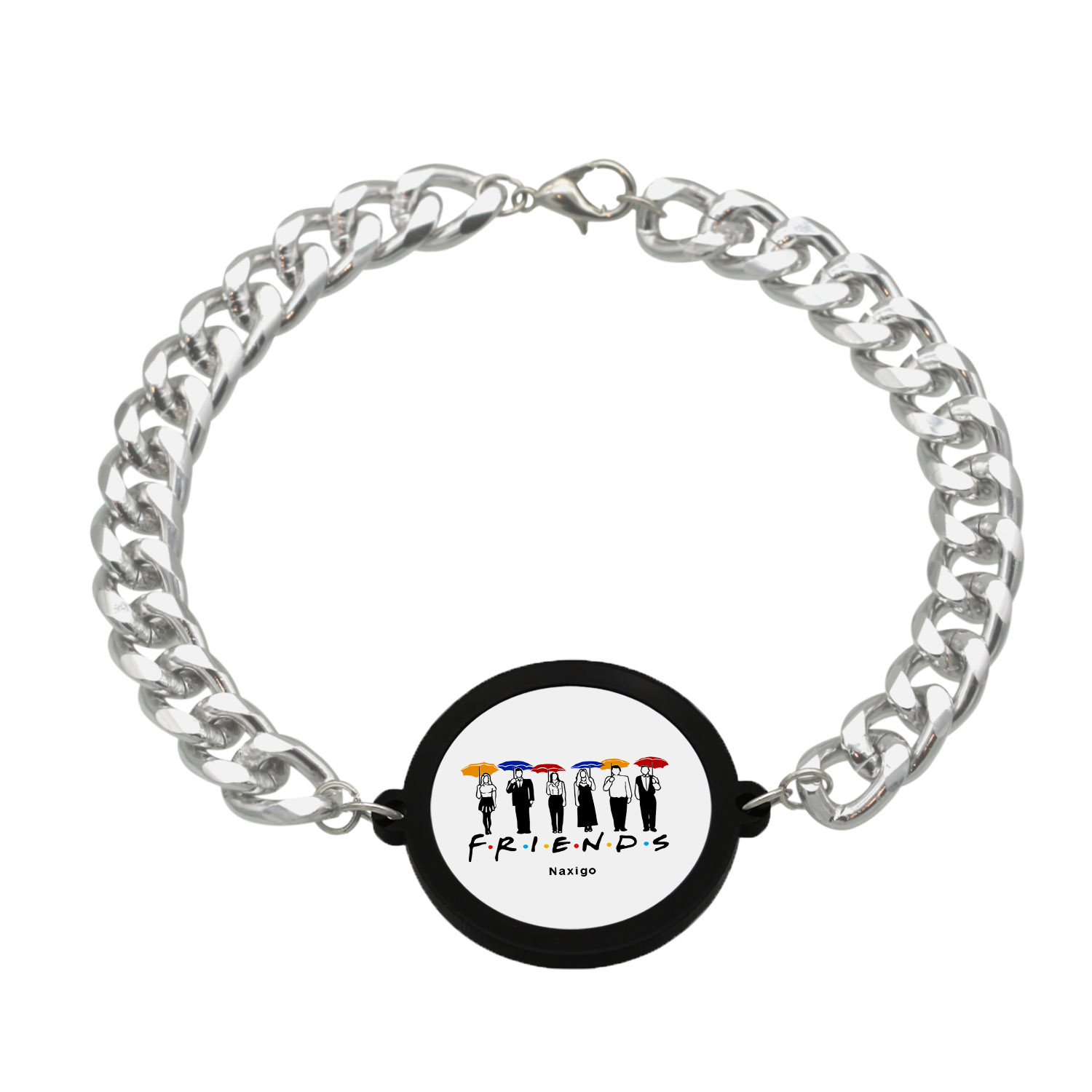 دستبند ناکسیگو مدل Friends کد BZ7555