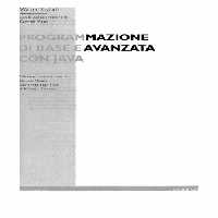 خرید و دانلود نسخه کامل کتاب Programmazione di base e avanzata con Java