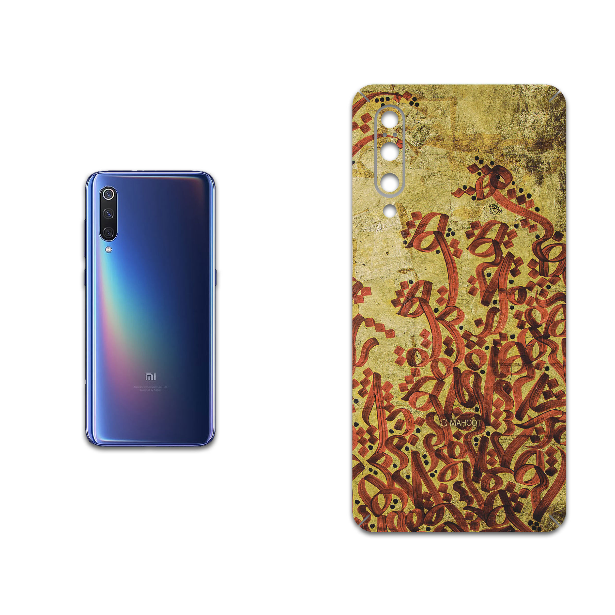 برچسب پوششی ماهوت مدل Nastaliq-5 مناسب برای گوشی موبایل شیائومی Mi 9