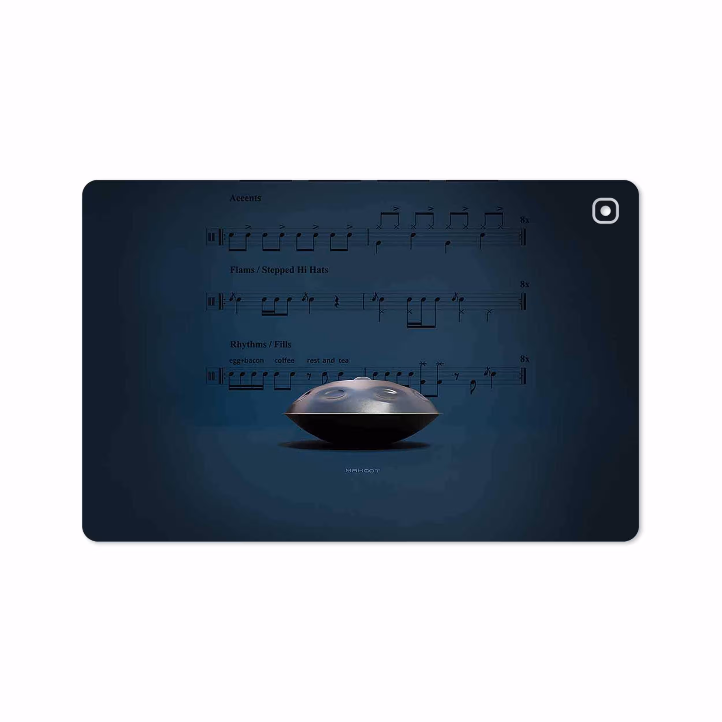 برچسب پوششی ماهوت مدل Hang Instrument مناسب برای تبلت سامسونگ Galaxy Tab S5e 10.5 2019 T720