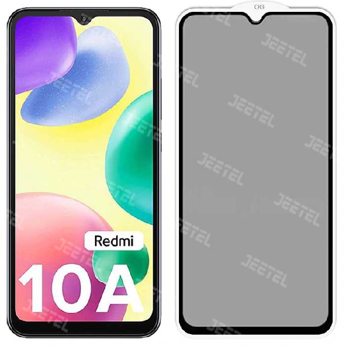 گلس پرایوسی فیلم گوشی شیائومی Xiaomi Redmi 10A (28 درجه اورجینال)