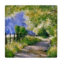  کاشی کارنیلا طرح نقاشی جاده ای در مزرعه کد wkk3385