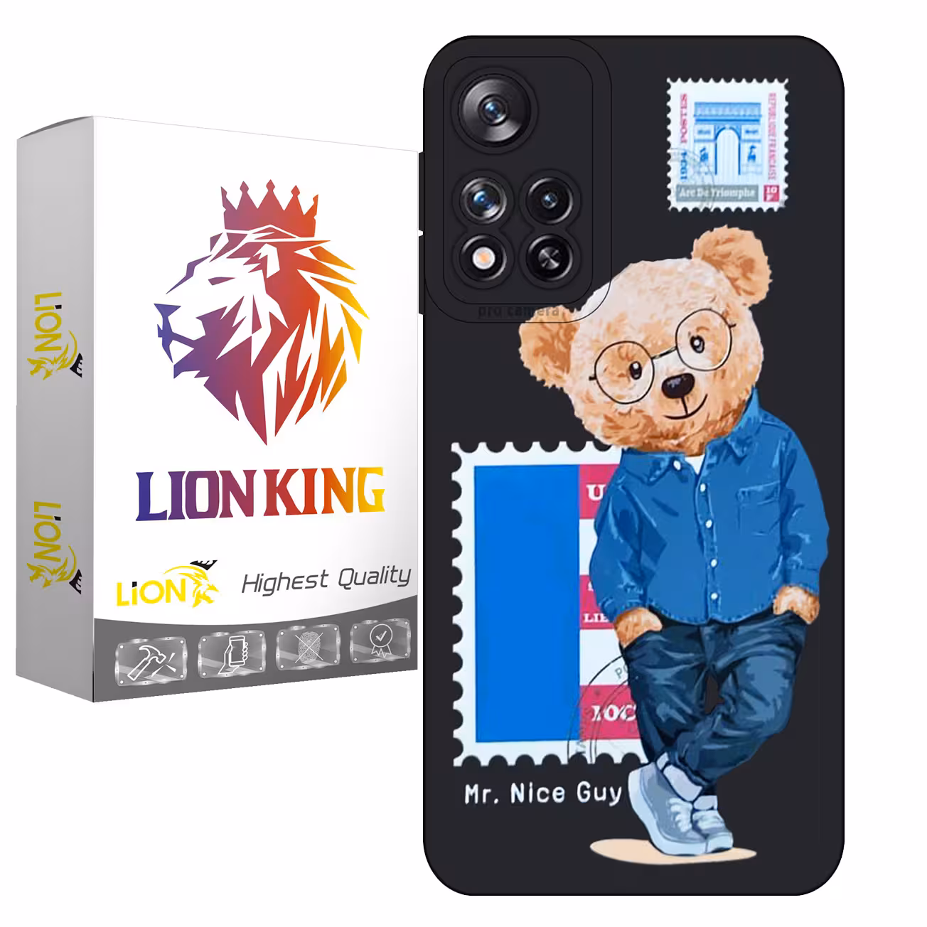 کاور لاین کینگ مدل پستچی مناسب برای گوشی موبایل شیایومی Redmi Note 11 Global Note 11S