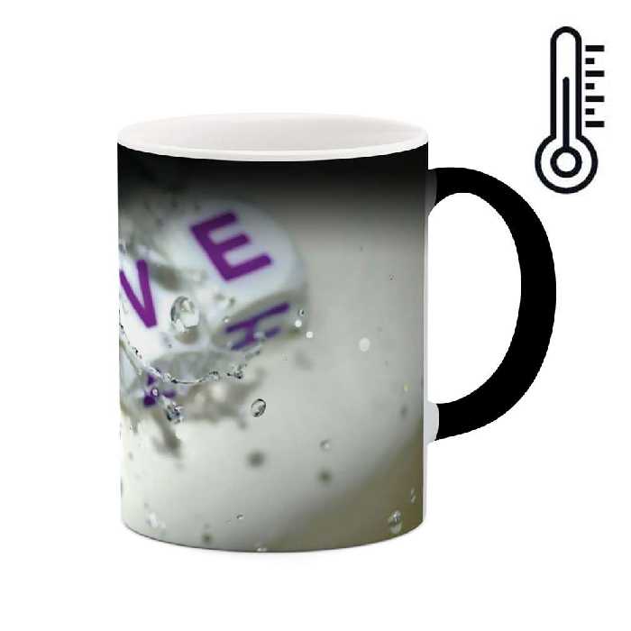 ماگ حرارتی طرح گل مدل mgh03284