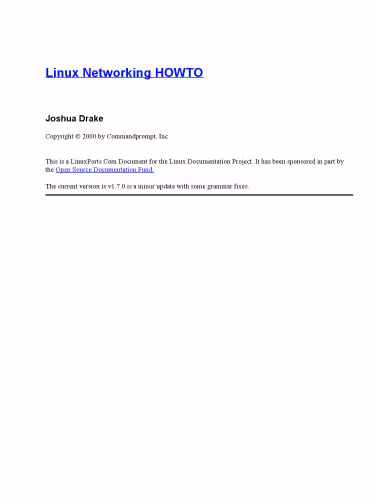 خرید و دانلود نسخه کامل کتاب Linux Networking-Howto