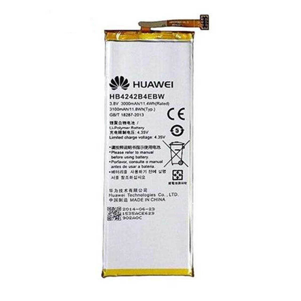 باتری موبایل مدل HB4242B4EBW ظرفیت 3000 میلی امپر ساعت مناسب برای گوشی موبایل آنر 4X