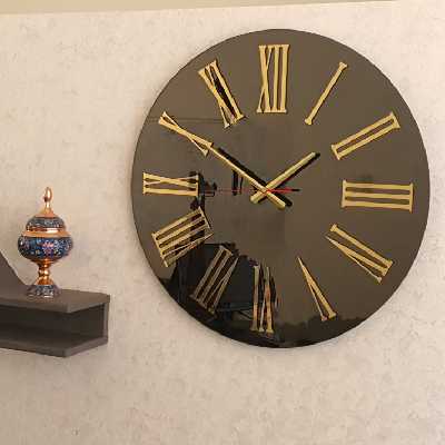 ساعت دیواری تارادکور طرح آینه ای مدل ژینا