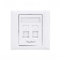 Face Plate دو پورت Rapiton مدل RP-FP1-2 - فروشگاه اینترنتی طیف سنتر