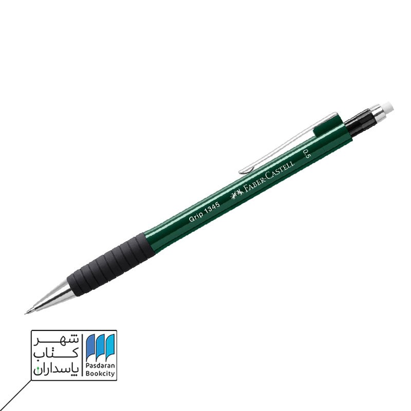 اتود گریپ 0.5 سبز فابر با پاک کن چرخشی 134563