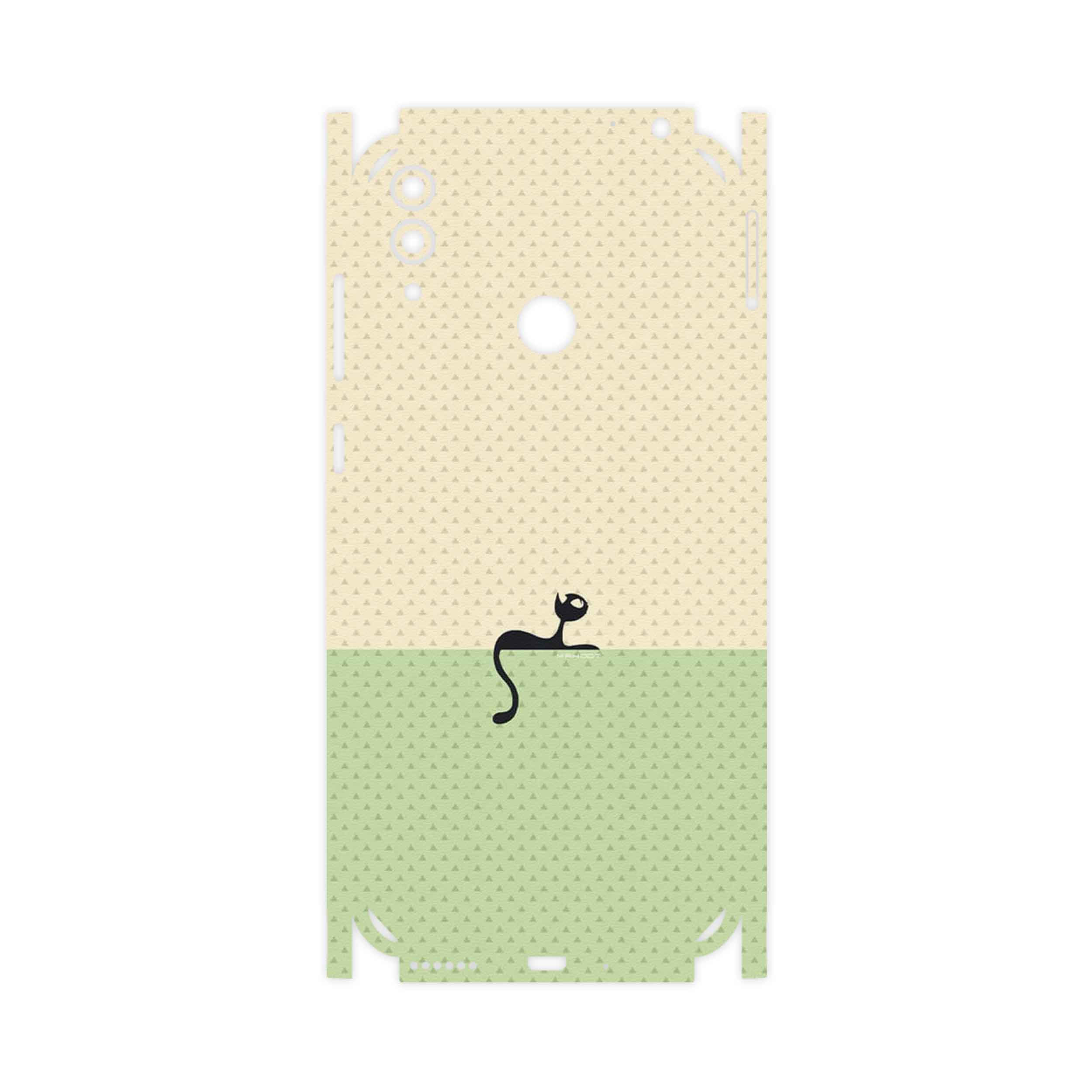 برچسب پوششی ماهوت مدل Minimal Internet Cat Icon-FullSkin مناسب برای گوشی موبایل آنر 8C