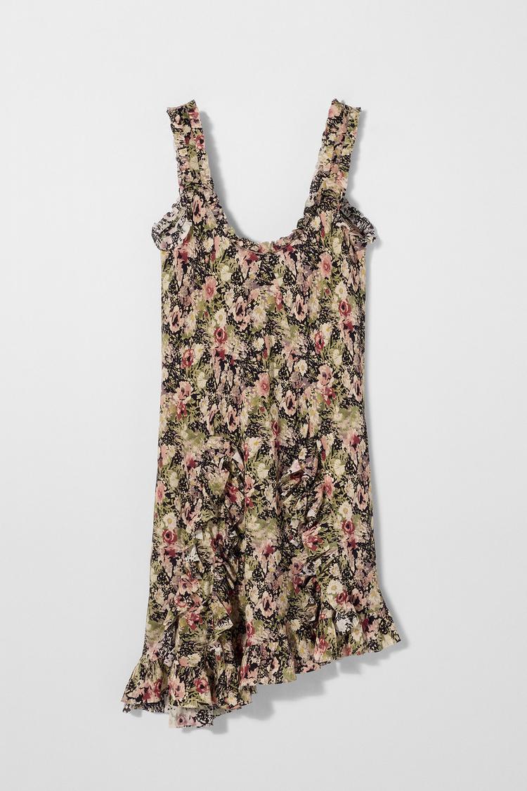 لباس زنانه زارا SILK PRINT DRESS KATE MOSS X ZARA | تهران زارا TehranZara