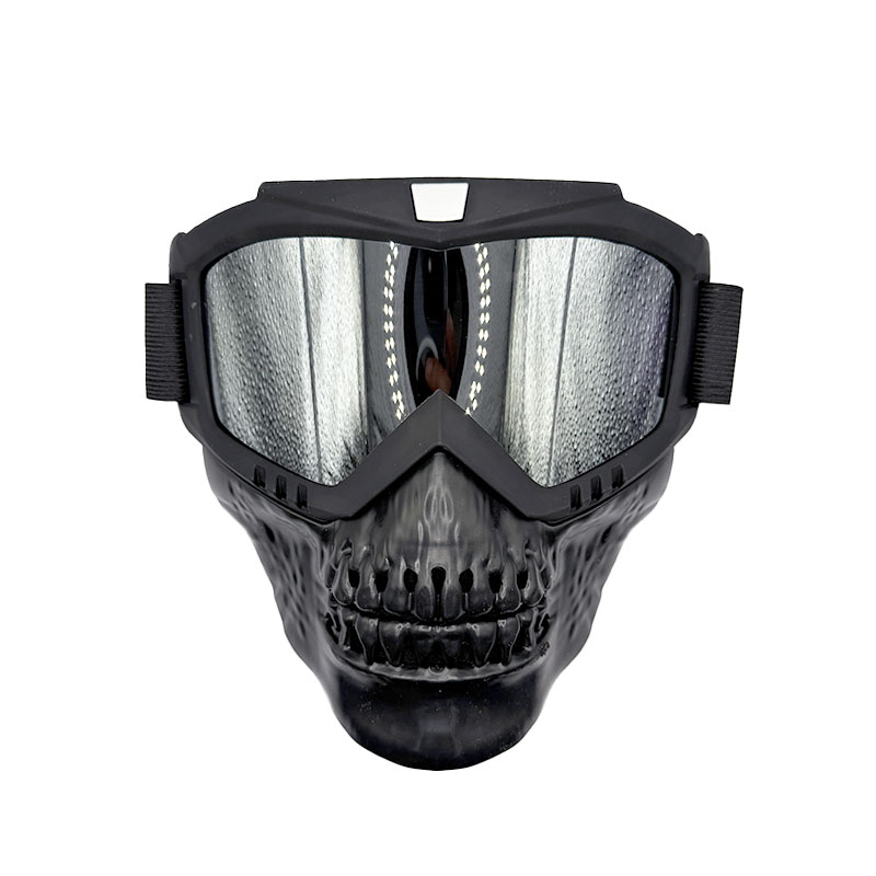 خرید و قیمت ماسک طرح اسکلت صورت مدل bk27