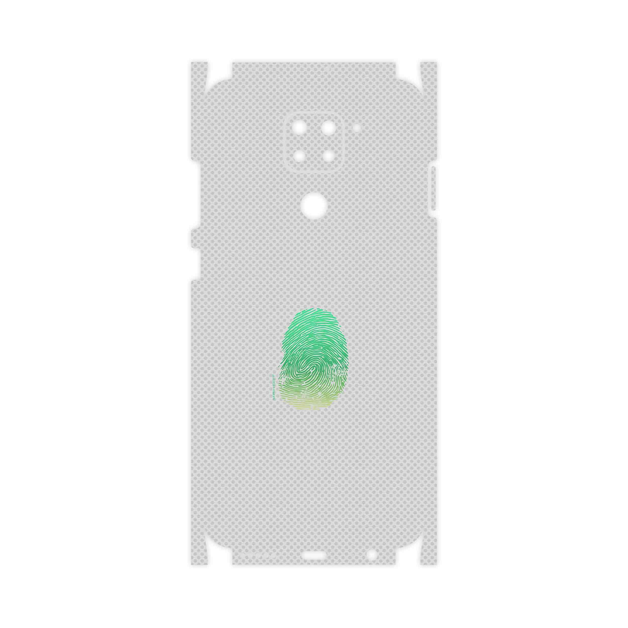 برچسب پوششی ماهوت مدل Minimal Fingerprint-FullSkin مناسب برای گوشی موبایل شیائومی Redmi Note 9